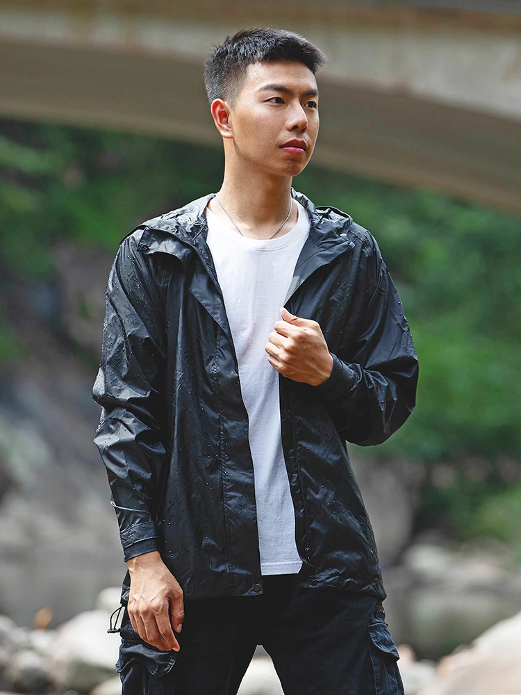 ROCKBROS Cycling Rain Jacket Men 