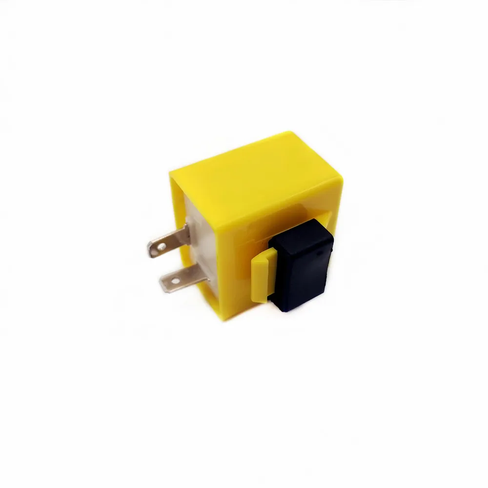 Motorcycle Flasher Relay Motorcycle Turn Signal Motorcycle Turn Signal Lights 2Pin Adjustable Frequency 12V LED