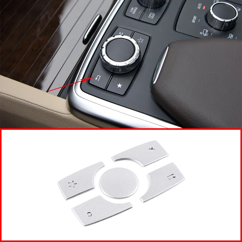 

Multimedia Console Controller Switch Button Cover Decal For Mercedes Benz A, B, C, E-Class CIA GLA GLK ML GL W204 W212 W176 W246