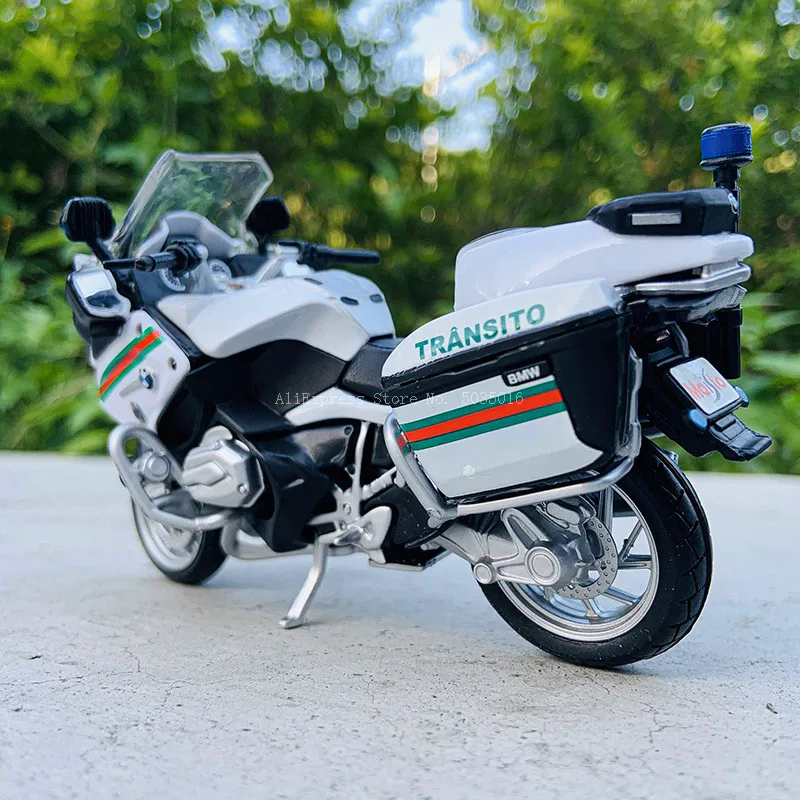 Maisto 1:18 BMW R1200 RT Portugal Police motorcycle series original authorized simulation alloy motorcycle model toy car