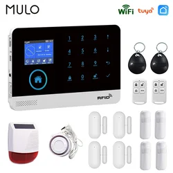 Wireless Tuya APP SIM GSM Home Wireless Home Security With Fire Smoke Detector Sensor kit APP Remote Control Smart Life PG103