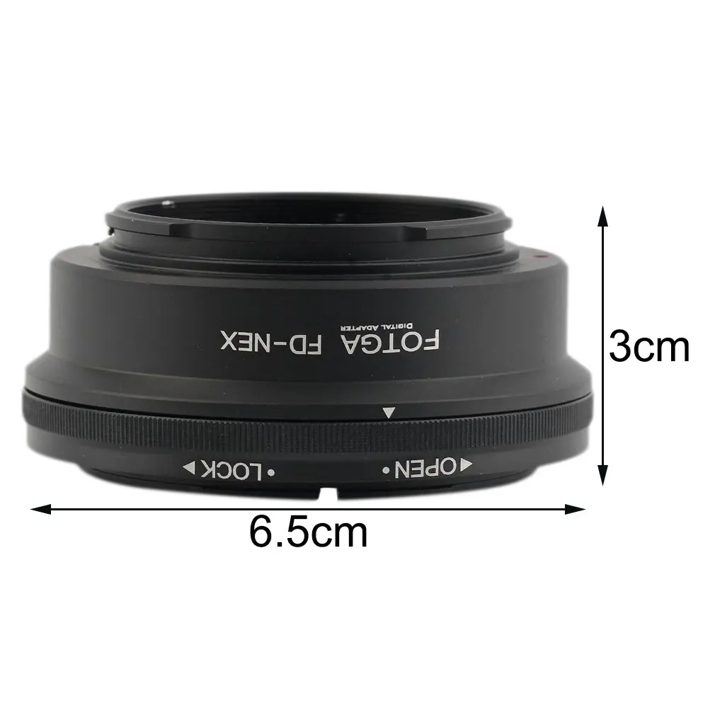 FD-NEX Портативный конвертер для Canon для sony кольцо-адаптер для объектива камеры для sony NEX-3 NEX-3C NEX-3N NEX-5 NEX-5C черный Прямая