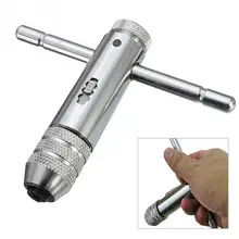 Chave de catraca em forma de t M3-M8 M5-M12 chaves de torneira métrica de rosca ajustável tipo prolongado chave de batida