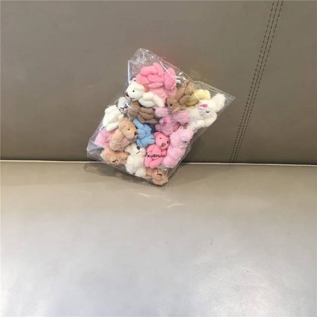 10PCS Random Styles Plush Toy 5-15CM , Bear , Penguin , Panda Cute Soft Stuffed Doll For Kids Christmas Gift 2