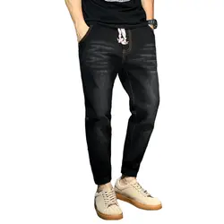 Высокое качество мужской хлопок, Большой размер Джинсы мужские свободные большие размеры японские Гаремные штаны осень новый тренд
