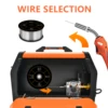 NEW HITBOX Mig Welder Aluminum Welding Synergy Control Stainless Steel Iron Steel Welder 220V MIG ARC TIG MIG 200II 5