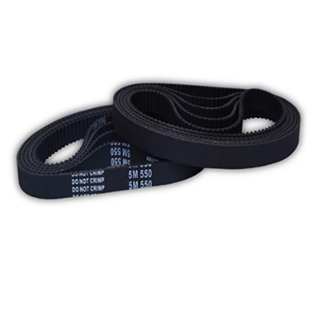 

HTD5M Rubber synchronous Belt Arc HTD 5M Timing belt C=550mm width10/15/20/25mm Teeth 110 550-5M in-closed belt Pitch=5mm