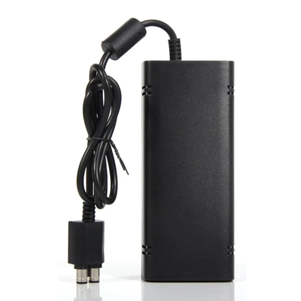 Небольшие герметичные AC кирпич адаптер питания для microsoft для Xbox 360 Slim с зарядным кабелем 135 Вт Универсальный 110-220 В широкий Voltag