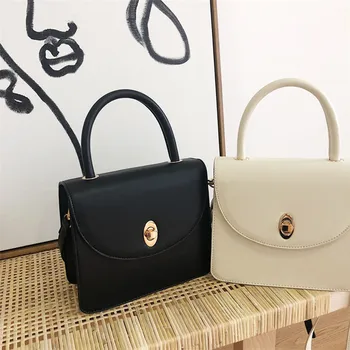 

New Ladies Square Hand Bag Buckle Shoulder Handbags Shoulder Bag