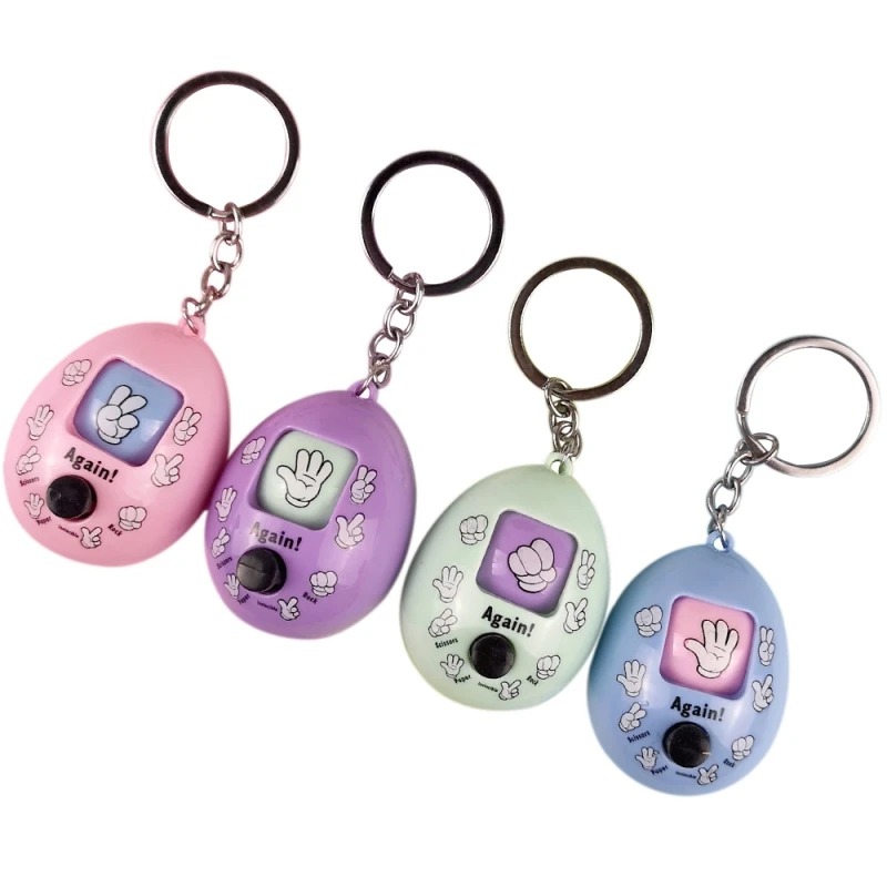 

Finger-Guessing Game Tool Cute Stone Scissors Cloth Twisted Egg Toy Keychain Accessories