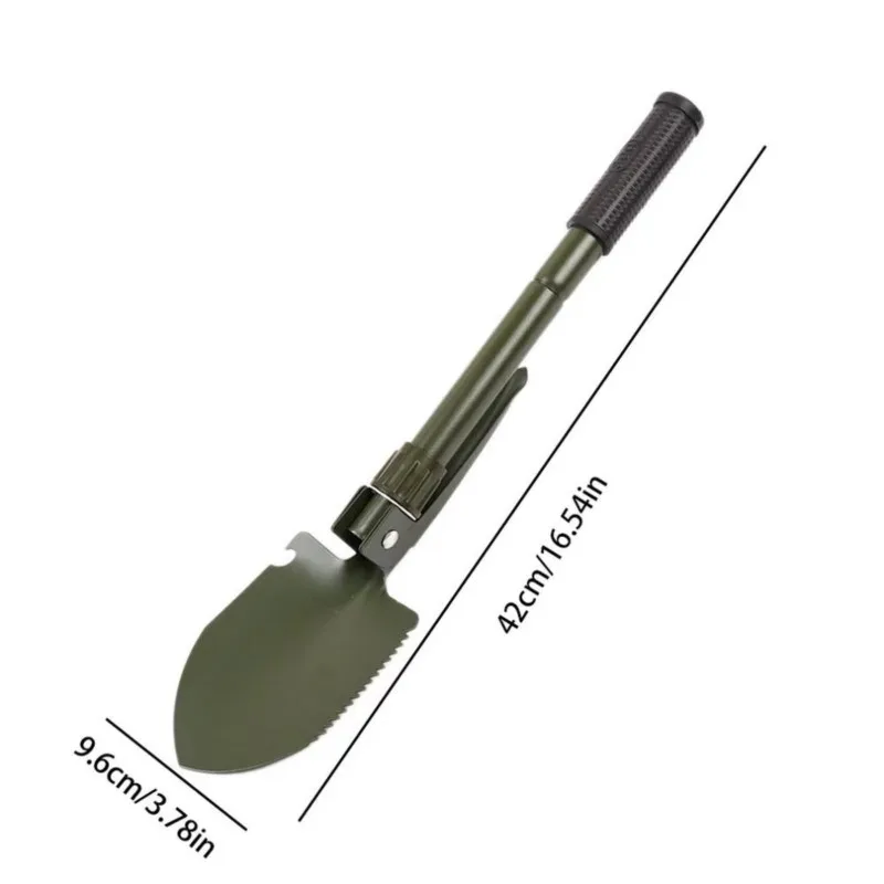 Folding Shovel Mini Military Shovel Outdoor Survival Metal Portable Tools For Children Digging Garden Planting Sand Dredging 4