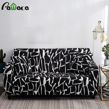 

2-Seater Impressionism Sofa Cover Living Room Printed Slipcover Couch Forniture Protector Spandex Stretch Fit with Elastic Strap