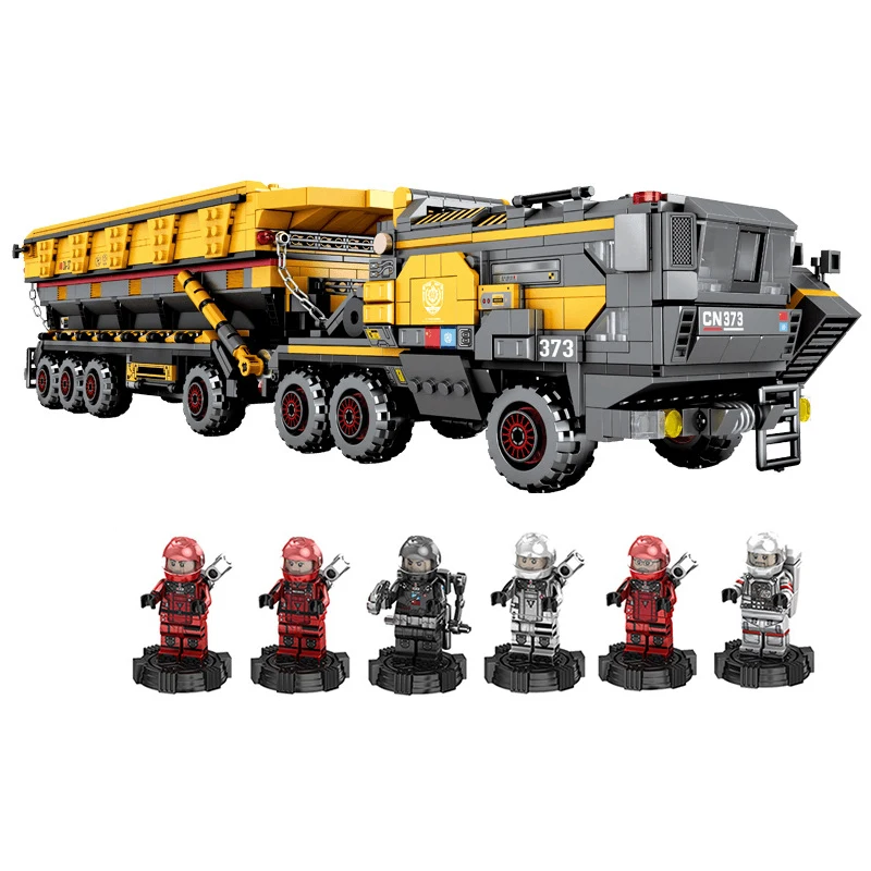 

Sembo 107008 Wandering Earth CN373 Tank Figther Trucks Car Building Blocks Figure Technic Brick Toys for Children