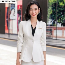 

Women's Business Trousers Suit Women Red White Black Office Formal Pants Suits for Women Two-piece Blazer Set Pantsuit Female