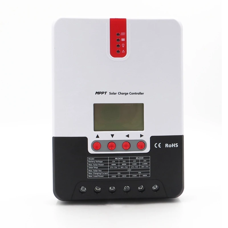

30A 40A 60A MPPT 12V/24V Solar Charge Controller Controllers LCD Display HIgh Quality Solar Controller Panel PV Regulator