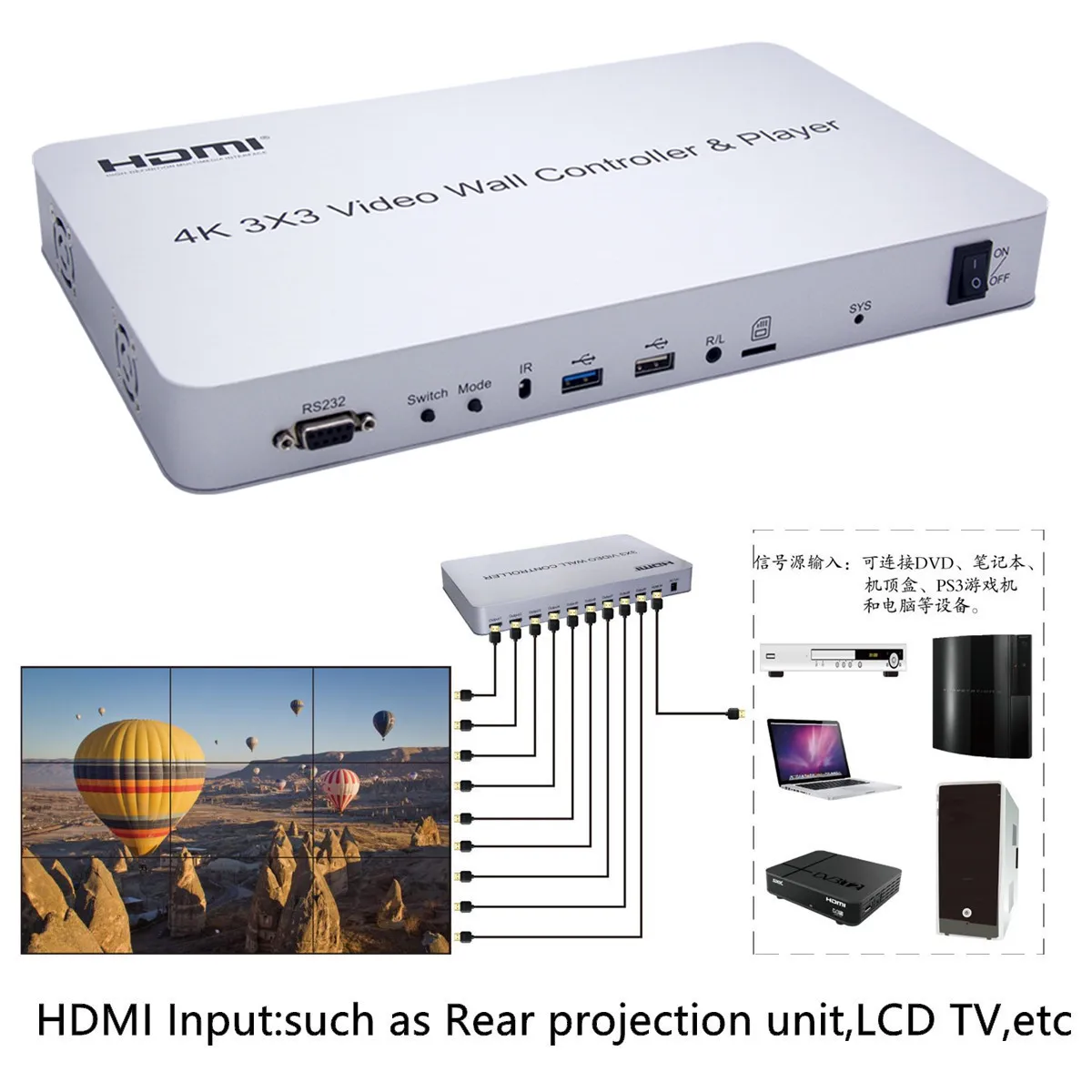 RUIZU H1 4 Inch Touch Sn Bluetooth 5.0 MP3 Player