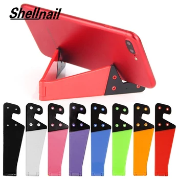 

SHELLNAIL Desktop Phone Holder Foldable Cellphone Support Stand for iPhone X Samsung Tablet Adjustable Mobile Phone Holder Stand