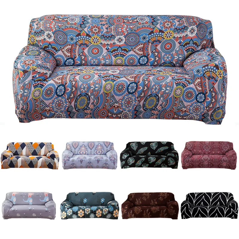 

Stretch Slipcovers Sectional Elastic Stretch Sofa Cover for Living Room Couch Cover L shape Armchair Cover Single/Two/Three seat