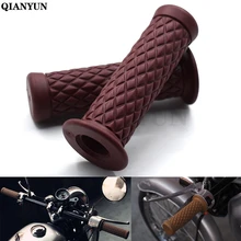 Универсальный мотоцикл 7/" 22 мм Винтаж резиновый руль для мотоцикла для MV Agusta Brutale 910R 989R 920 990 1078RR 1090 F4