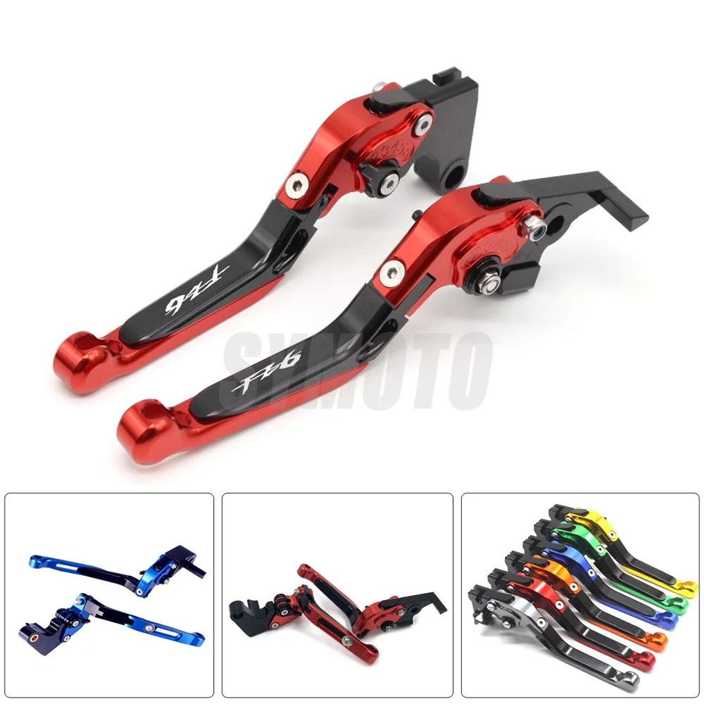 CNC Складные Выдвижные Тормозные Рычаги Сцепления Мотоцикла Для Yamaha FZ 6 FZ6 FAZER 2004-2010 2005 2006 2007 2008 2009