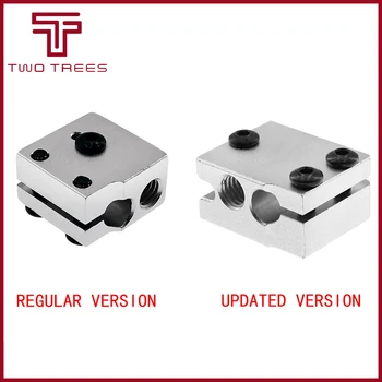 

Volcano Eruption Heat Block Hot End For 1.75/3mm Filament V5 V6 Extruder J-Head Heater 3D Printers Part Aluminium Heating Parts