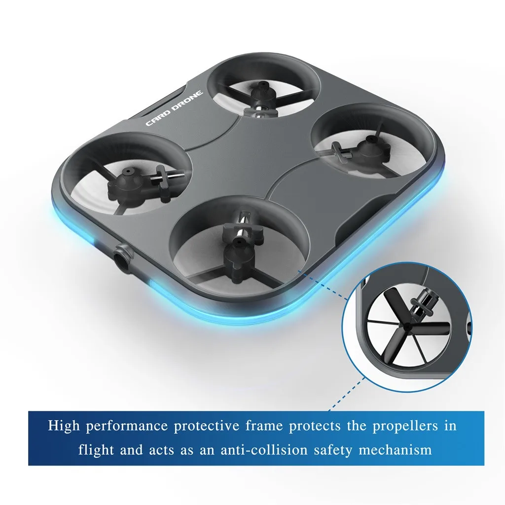 K150 карточный Дрон 720P wifi FPV HD камера оптический поток RC Квадрокоптер детские игрушки подарки