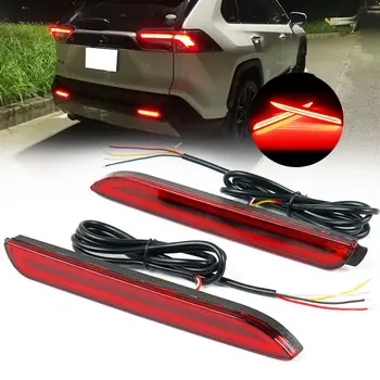 

LED Rear bumper light 2PCS set Brake Reflector For Toyota RAV4 ABS plastic
