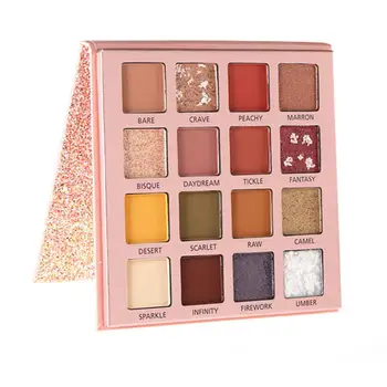 

16 Color Shimmer Eyeshadow Palettes Long Lasting Waterproof cosmetic Pearlescent Make up Matte Smoky Eyeshadow Beauty Set TSLM1