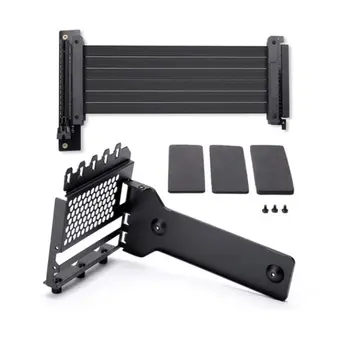 

1Set Anti Interference GPU Extension Line Adapter Cable Computer PCI-E X16 Vertically VGA Graphics Card Bracket 7 Slot Mount