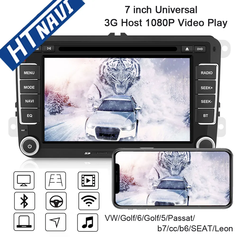 Автомобильный мультимедийный плеер GPS навигация Стерео Авторадио 2 Din для Audi A4 A5 A3