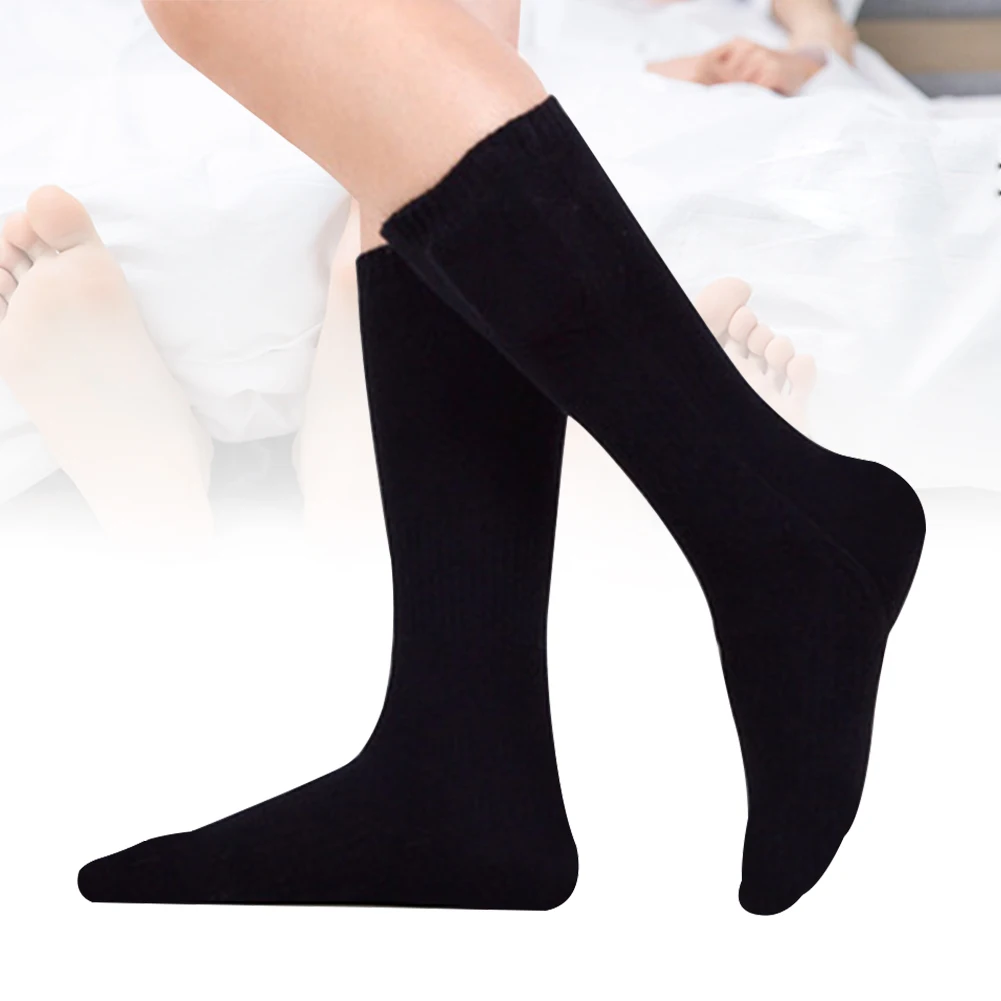 Мужские и женские гетры для ног с электрическим аккумулятором, практичные носки с подогревом, долговечные моющиеся, регулируемые, температурные, безопасные
