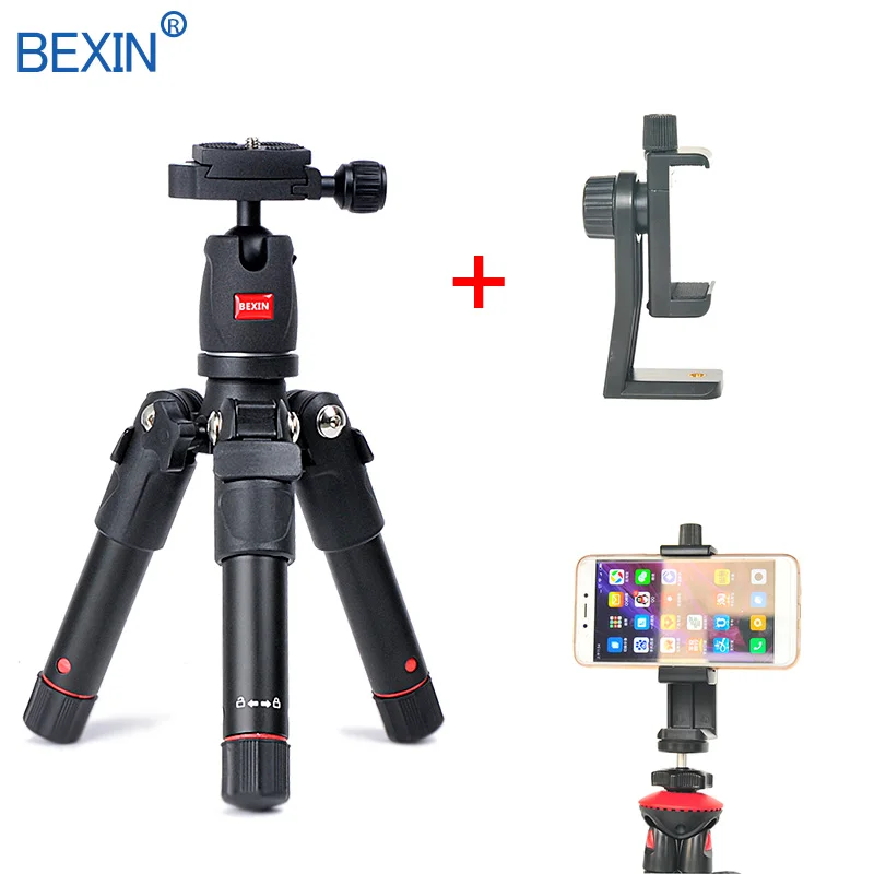set 3 Dslr штатив подставка для телефона мини-штатив портативный дорожный Мобильный штатив крепление для камеры Устойчивый Штатив для съемки камеры зеркалок смартфонов - Цвет: set 3