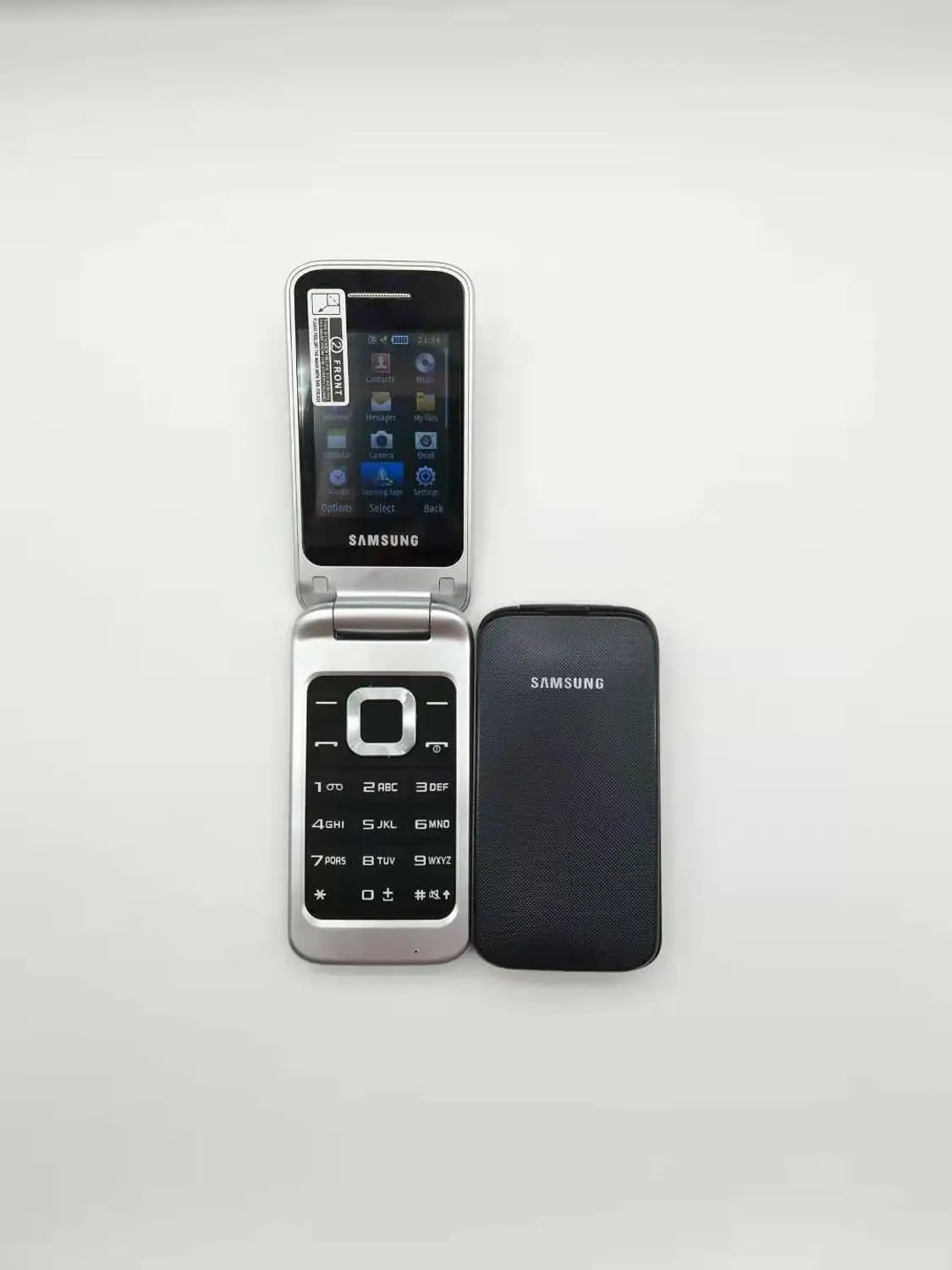  Original SAMSUNG C3520 100% Unlocked Mobile Phone English Russian Keyboard & One year warranty Free