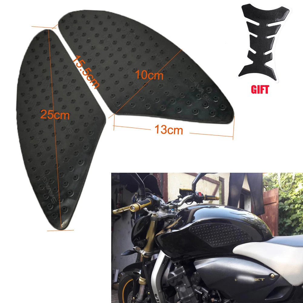 

Knight823 Motorcycle Tank Traction Pad Side Gas Knee Grip Protector Anti Slip Tank Protective Pad Side Universal fitment