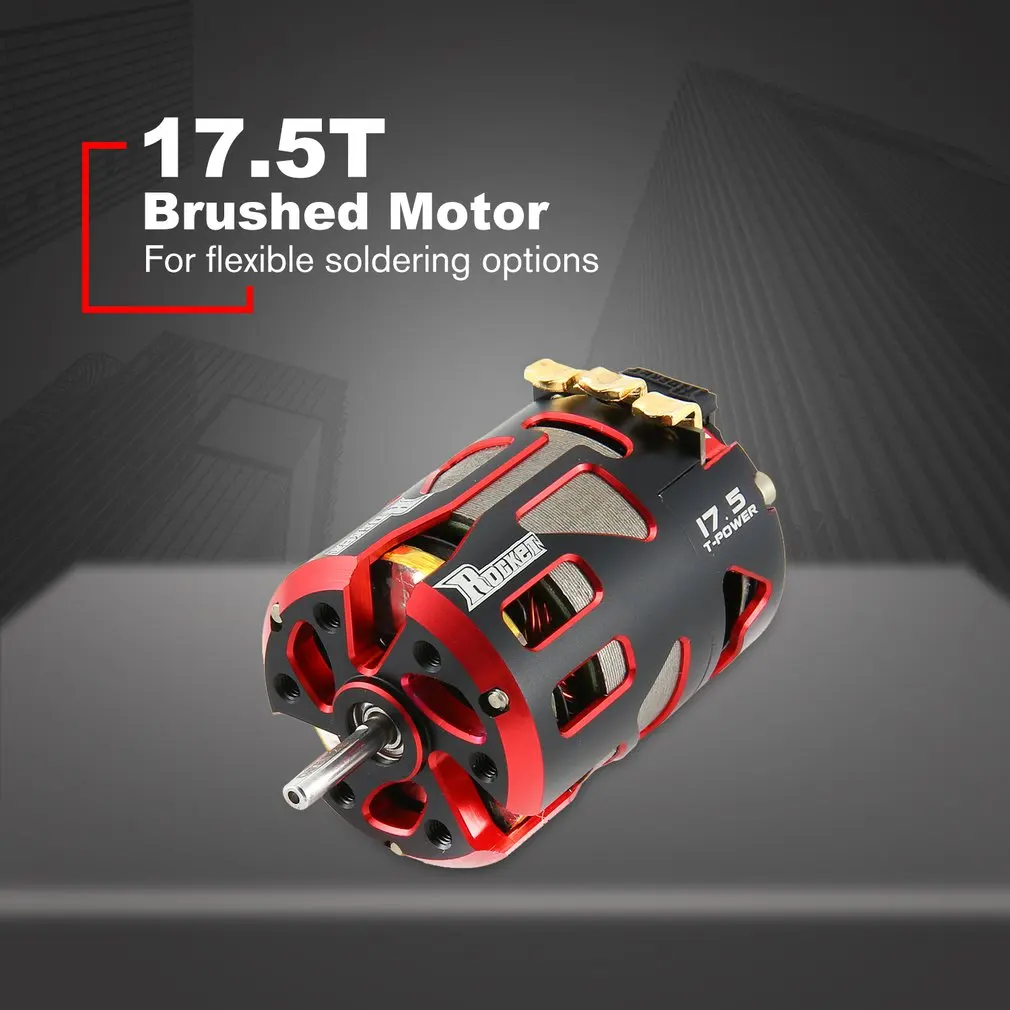Rocket 540 10.5T Brushed Motor Sensorless Brushless Motor for 1/10 ON/Off-Road Rock Crawler Climbing Drift Touring RC Car