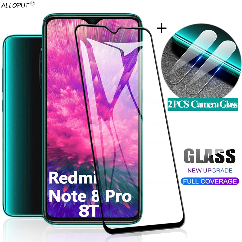2 в 1 Камера защитное пленкой стекло для redmi note 8 8pro полностью поверхность Экран