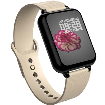 

2020 New Original Smart Wristband Fitness Bracelet Heart Rate Time Touch Screen Message Smartband