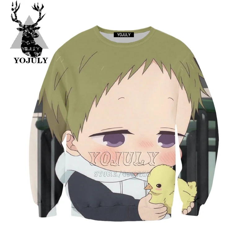YOJULY/Новая Детская толстовка с 3D-принтом для папы, Gakuen dad детская одежда для мальчиков и девочек, подростков, братьев топы с длинными рукавами, modis SW99 - Цвет: 2