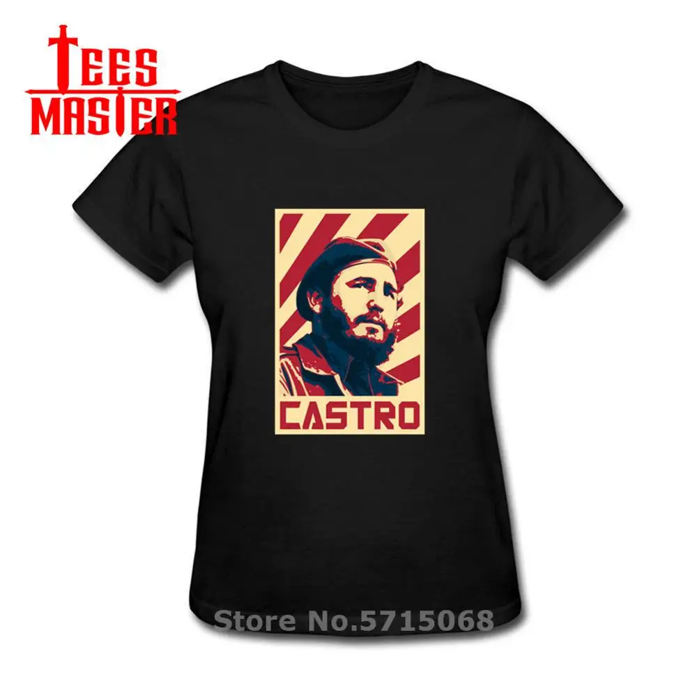 Новая женская футболка с кубинской фиделей Кастро 2020 Трикотажные изделия