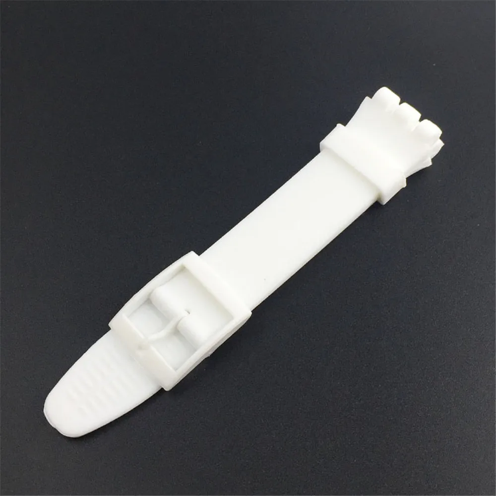Silicone Watch Strap - Soft Rubber Replacement Wristband Bracelet
