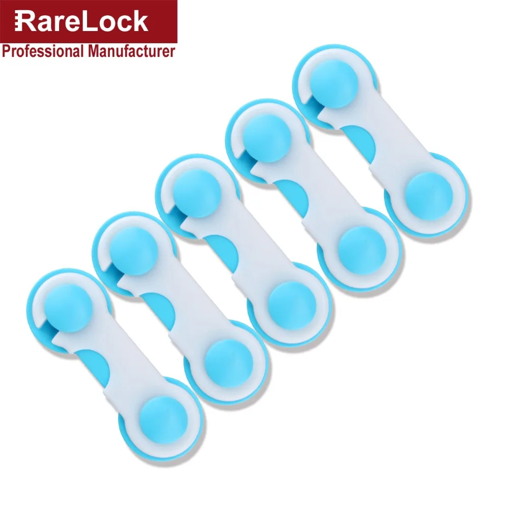 Rarelock 5 шт. замок для шкафа для детей, набор для двери шкафа или ящика, безопасность дома, безопасность, сделай сам, мебельная фурнитура MMS283 aa