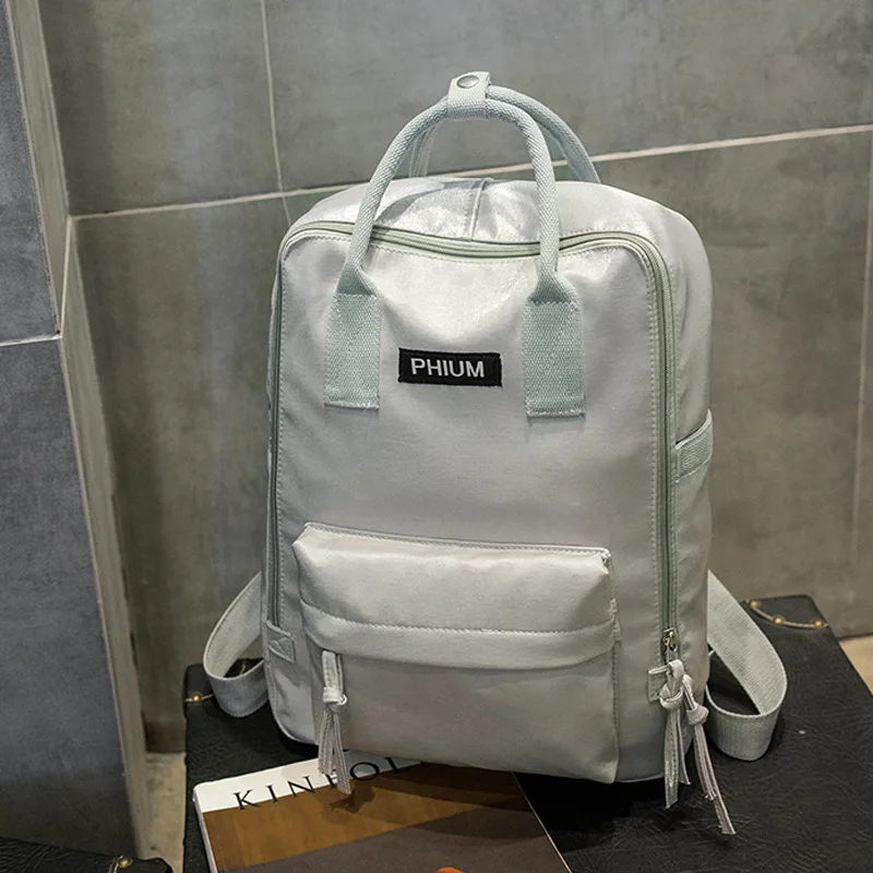 

2019 new JIULIN Oxford cloth women's outdoor travel casual solid color backpack bag