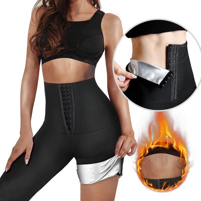 Sweat Sauna Pants Body Shaper Weight Loss Slimming Pants Women Waist  Trainer Tummy Hot Thermo Sweat Leggings Fitness Workout - Shapers -  AliExpress