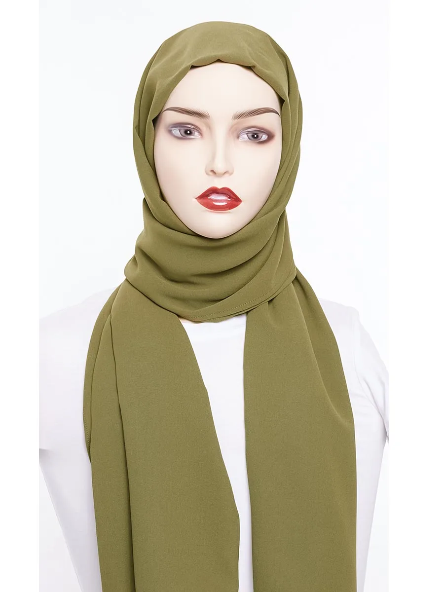 Siskakia 70*180 мусульманские женские хиджаб из Джерси шарф foulard femme hijabs Исламские шали soild качество CEY головной платок для женщин 2019