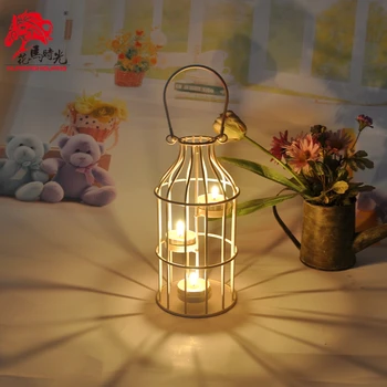 

Table Candle Holders Nordic Iron Candlestick Lantern Bar Cafe Geometric Wedding Centerpieces Tea Light Holder Candelabros FC06