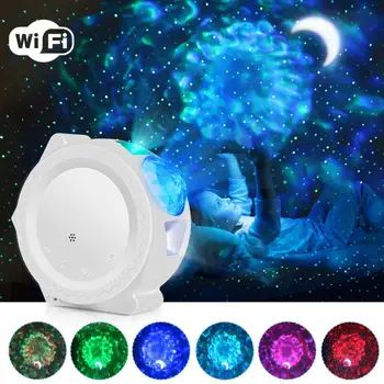 

New Sky Galaxy Projector LED Night Light Lamp USB Charging Wifi Remote Control Projection Lamp Children Bedroom Kids Gift