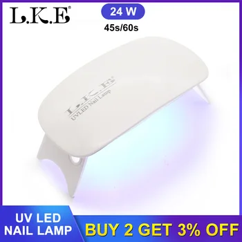 

Mini 6W Nail Dryer LED UV Lamp Micro USB Gel Varnish Curing Machine For Home Use Nail Art Tools Lamps For Nail Art Tools