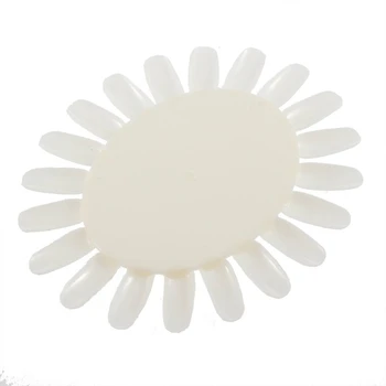 

1 PCS colour disk Nail color swatches colour palette False Nail Tips Art Display Color Chart Practice Round Wheel Board DIY Make