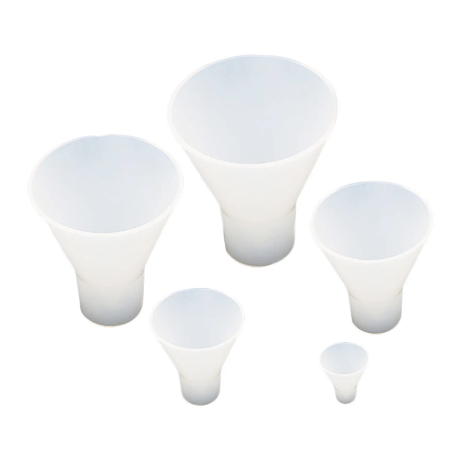 

5PCS Cone Silicone Mold Reusable Crystal Drop Glue Epoxy Resin Mould DIY Resin Crafts 2020 NEW