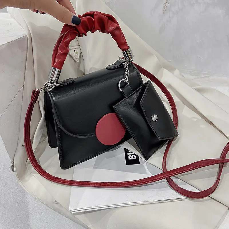 2021 Fashion Small Designer Crossbody Bag for Women Vintage Female Purses and Handbags PU Leather Shoulder Bags